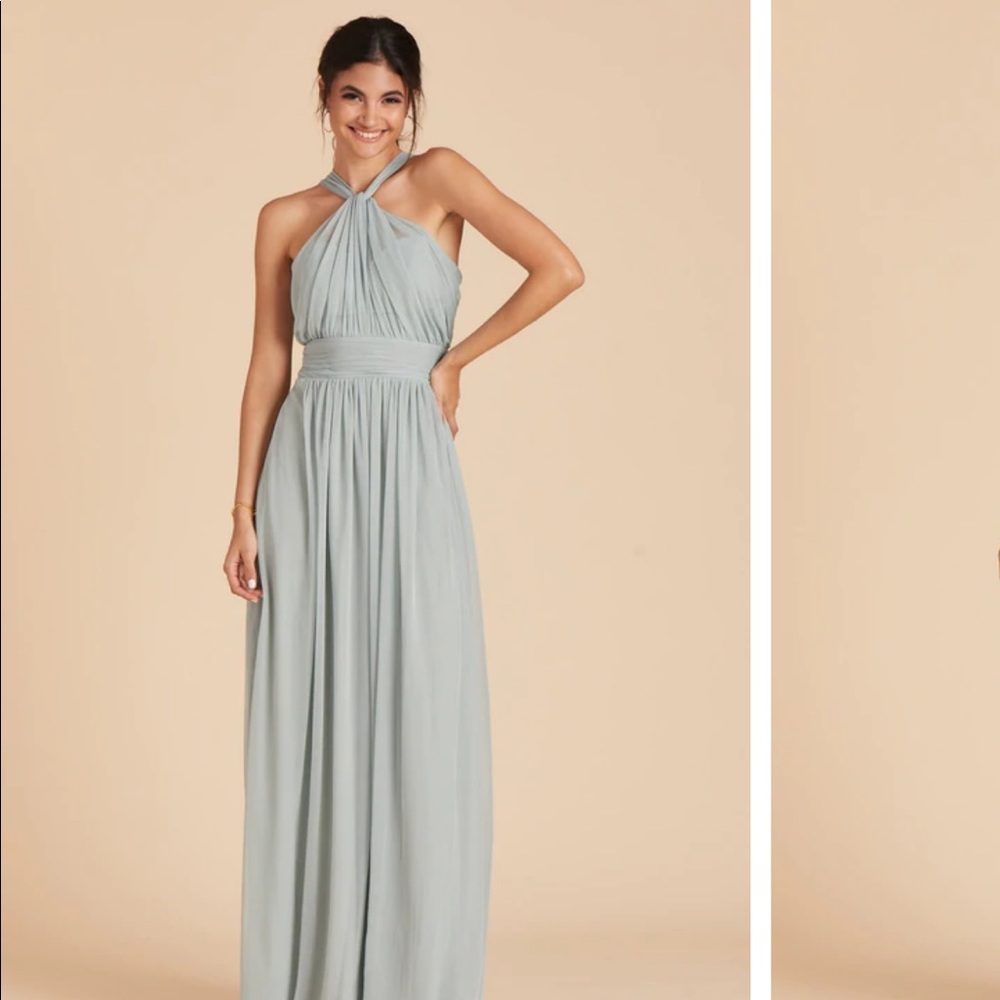 Kiki sage bird grey dress